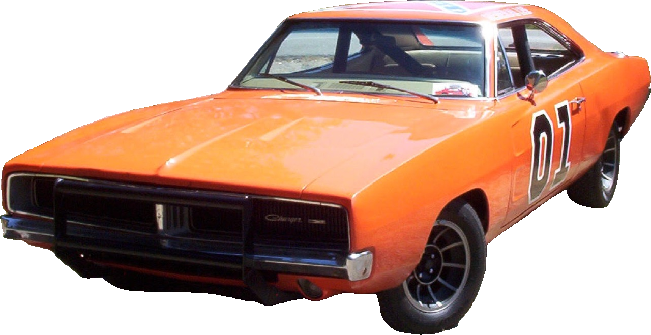 An orange 1969 Dodge Charger General Lee built by Smith Bros. Restorations