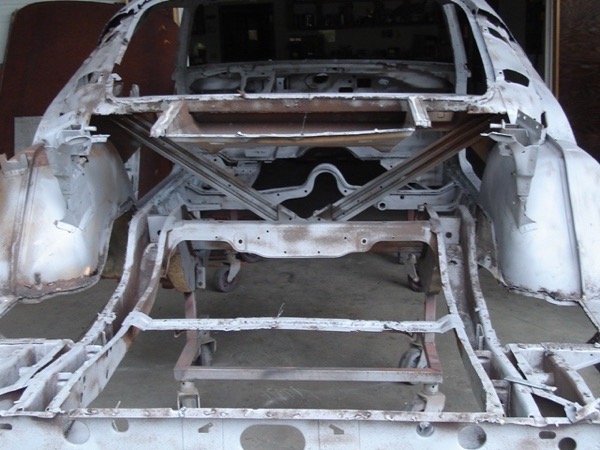 Building the General Lee: media blasted body