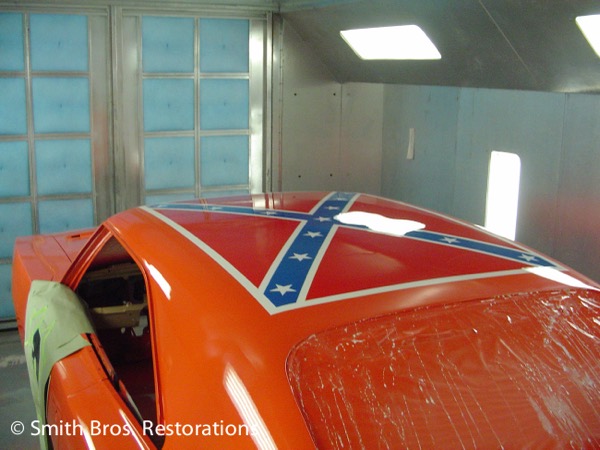 General Lee Build: painted flag