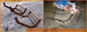 Original General Lee push bars built on the Warner Bros. jig